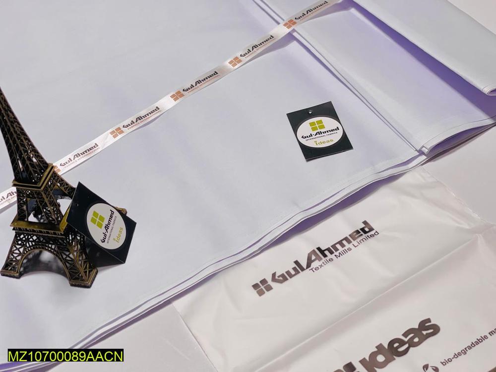 Men’s Unstitched Cotton Plain Suit